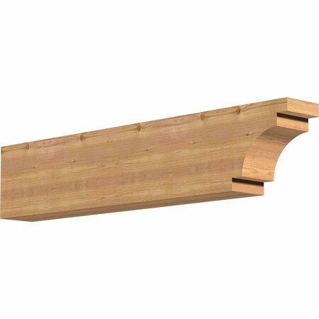 Ekena Millwork Mediterranean Smooth Rafter Tail, Western Red Cedar, 5 1/2"W x 10"H x 48"L RFT06X10X48MED00SWR